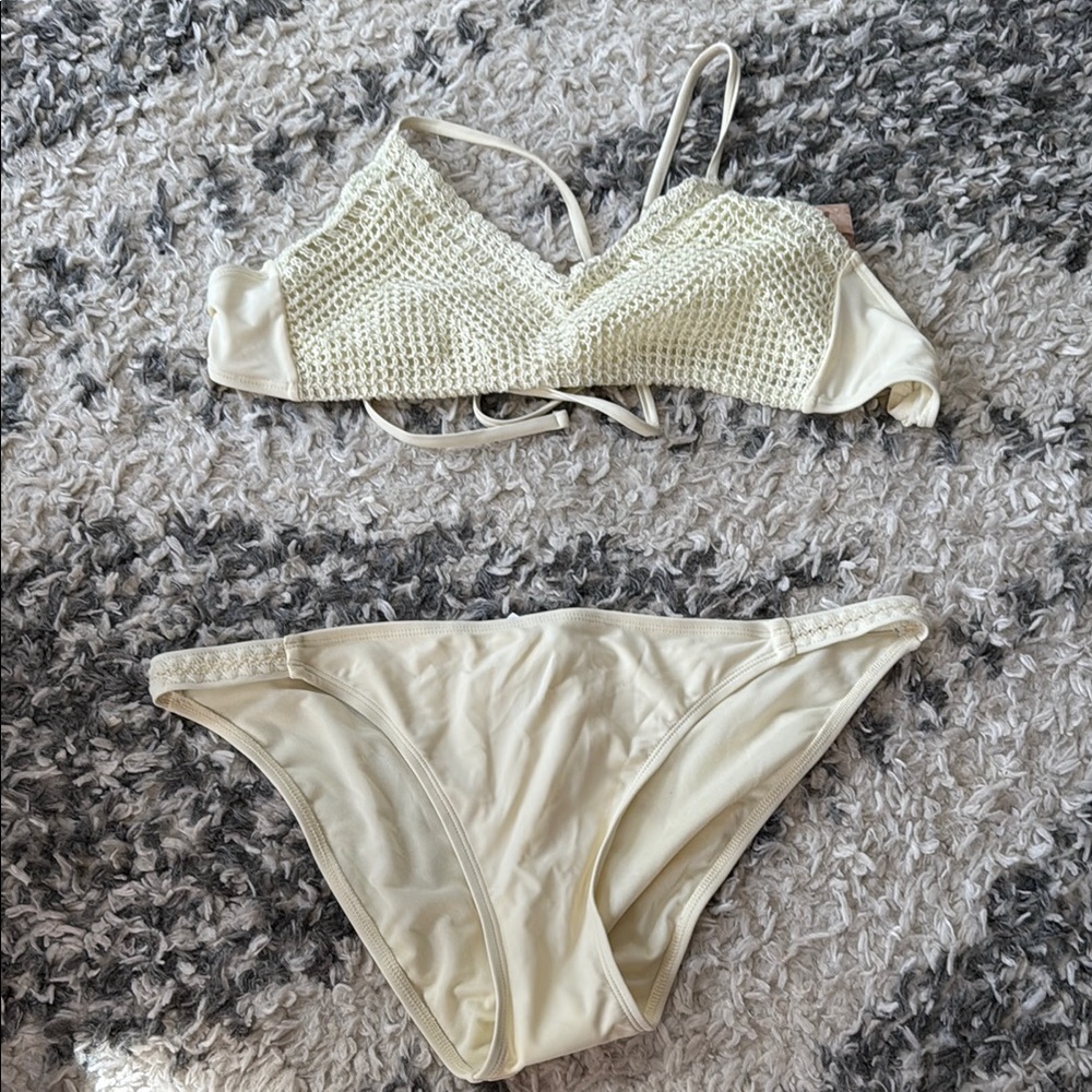 Sincerely Jules Light Cream Bikini Set